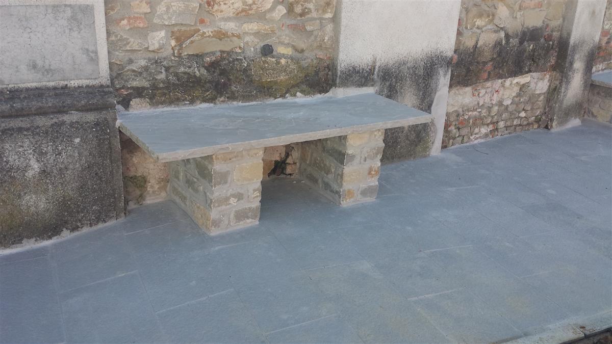 Banc en Pierre Naturale sur mesure n°20