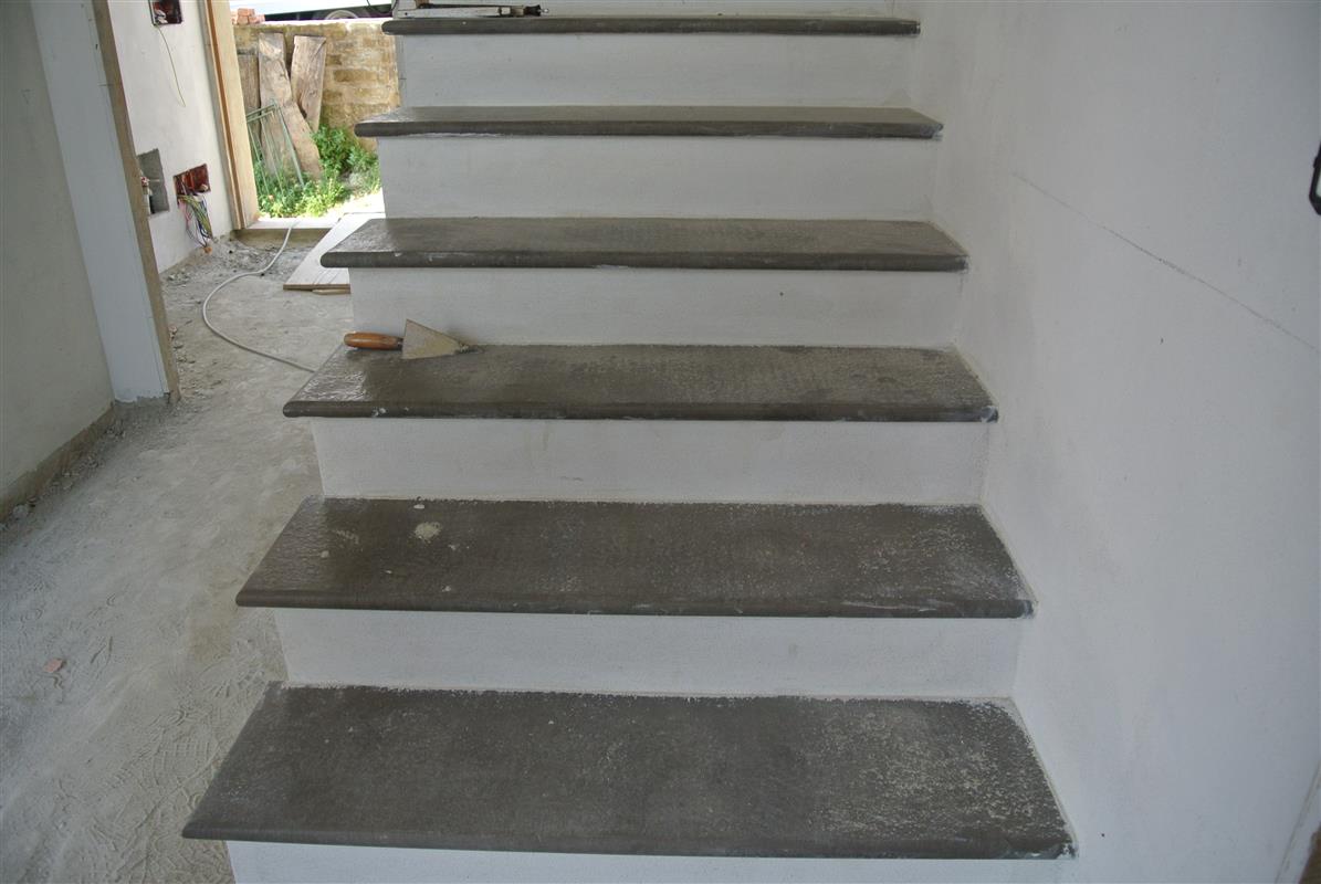 Scala Interna in Pietra Alpina su misura n°28