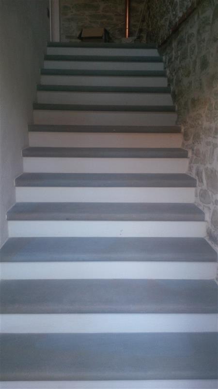 Scala Interna in Pietra Alpina su misura n°6