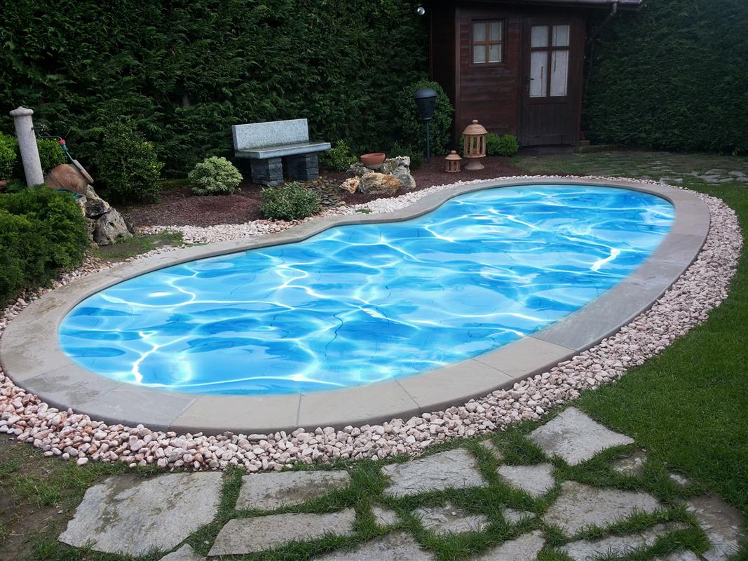 Pavimento e bordo per piscina in Pietra Gaia Naturale n°27