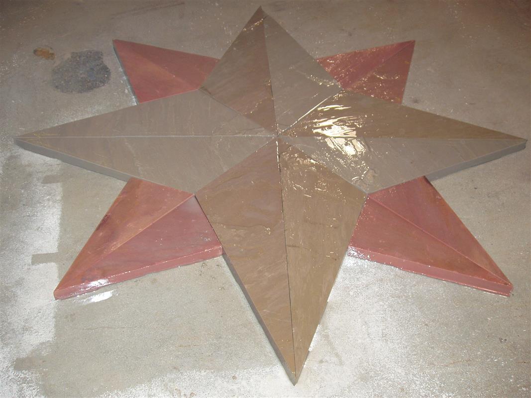 Rosa dei venti in pietra n°15