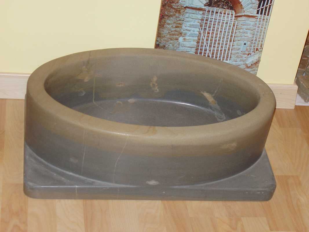 Lavabo per bagno in Pietra di Langa Naturale su misura n°15