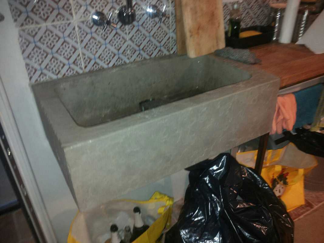 Lavello per cucina in Pietra di Langa Naturale su misura n°5